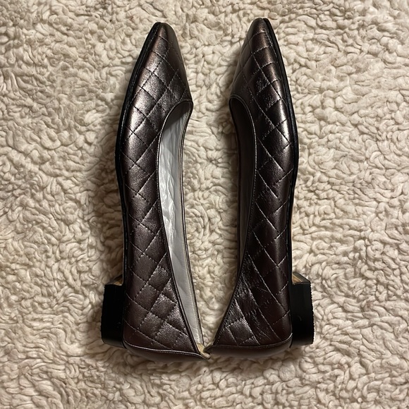 Manolo Blahnik Quilted Leather Authentic Italian Designer Dress Shoe sz 6 - Picture 3 of 13